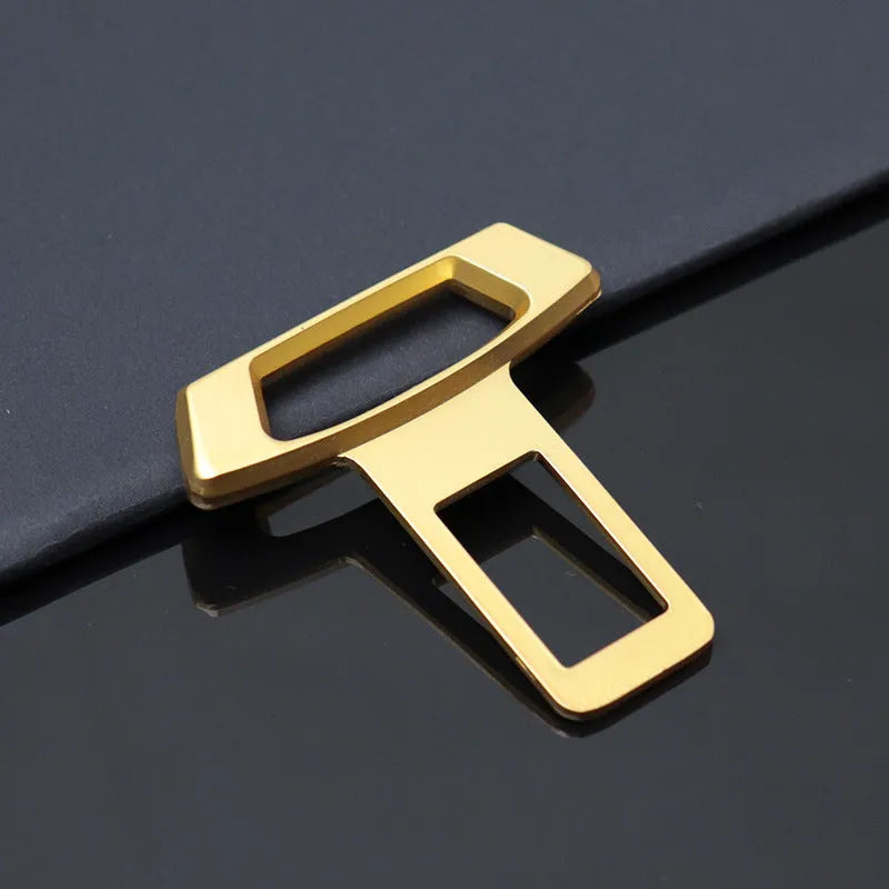 Metal car silencer insert in matte black, gold, and silver colour options.