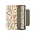 Microfiber leather tablet case with magnetic double-sided clip for Apple iPad Air and Pro models