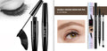 Thick waterproof mascara in black with intense colour and smudge-proof long-lasting formula