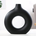 New style biscuit vase with frosted particle finish, unglazed porcelain, in beige