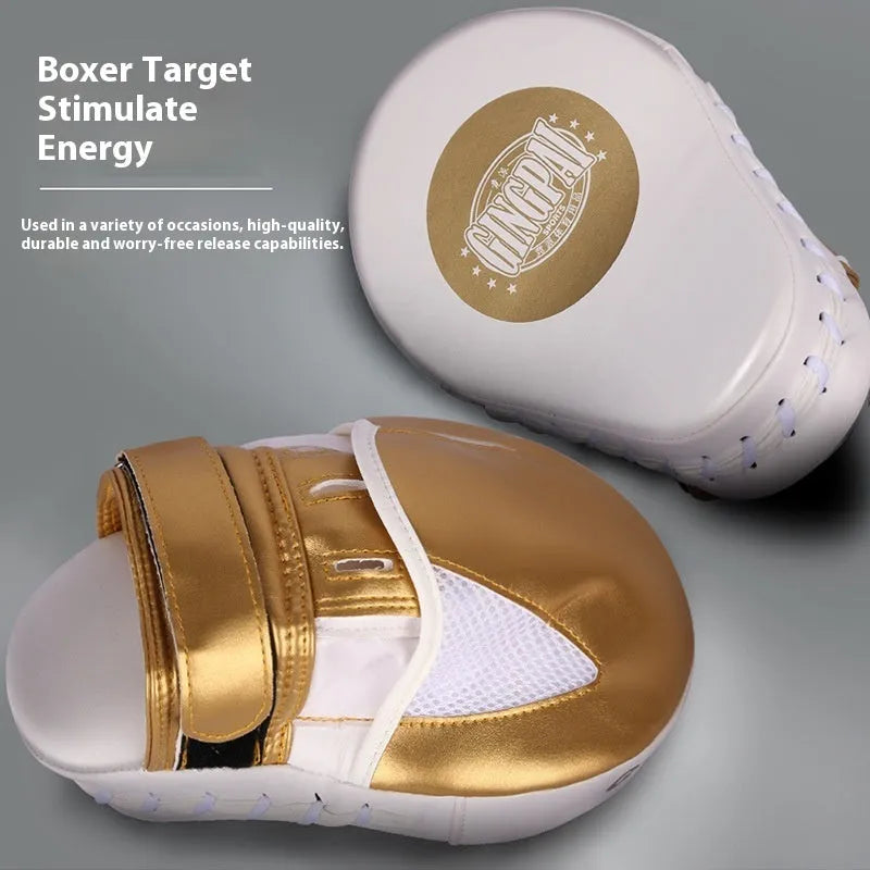 Golden and green vertical PU leather boxer Sanda hanging training target baffle