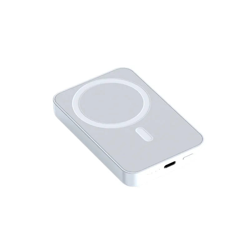 Pink purple or white plastic magnetic wireless power bank 20000mAh 20W output