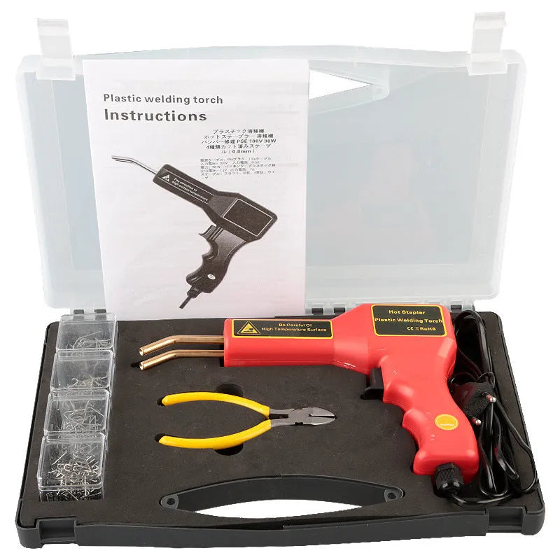 CR307 plastic repair welding gun for automotive bumper repair with LED light and UK plug