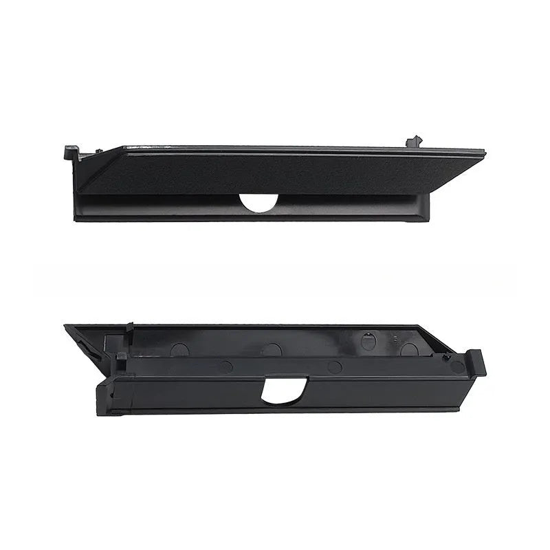 Black PS4 Pro replacement hard drive bottom cover with warehouse door baffle strip