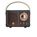 DIY retro mini portable card speaker in white with Bluetooth and USB playback, 70x110x50mm size