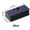 Small portable mini sealing machine heat seal food hand press snack plastic bag in white and blue