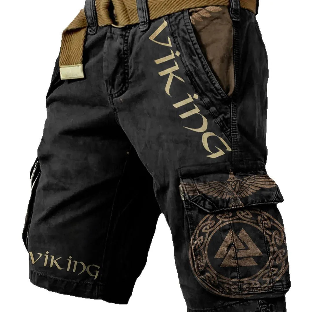 Trendy 3D digital print men's polyester shorts with zipper, available in multiple colours sizes S to 5XL