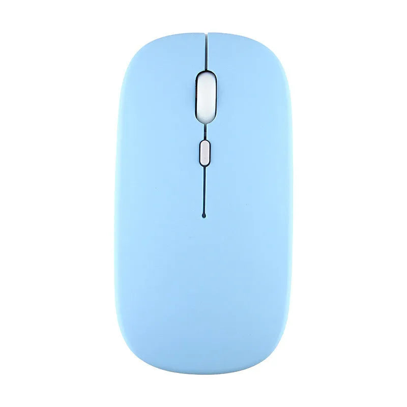 Candy wireless Bluetooth mouse in black, ergonomic shape with DPI switch, 14cm size