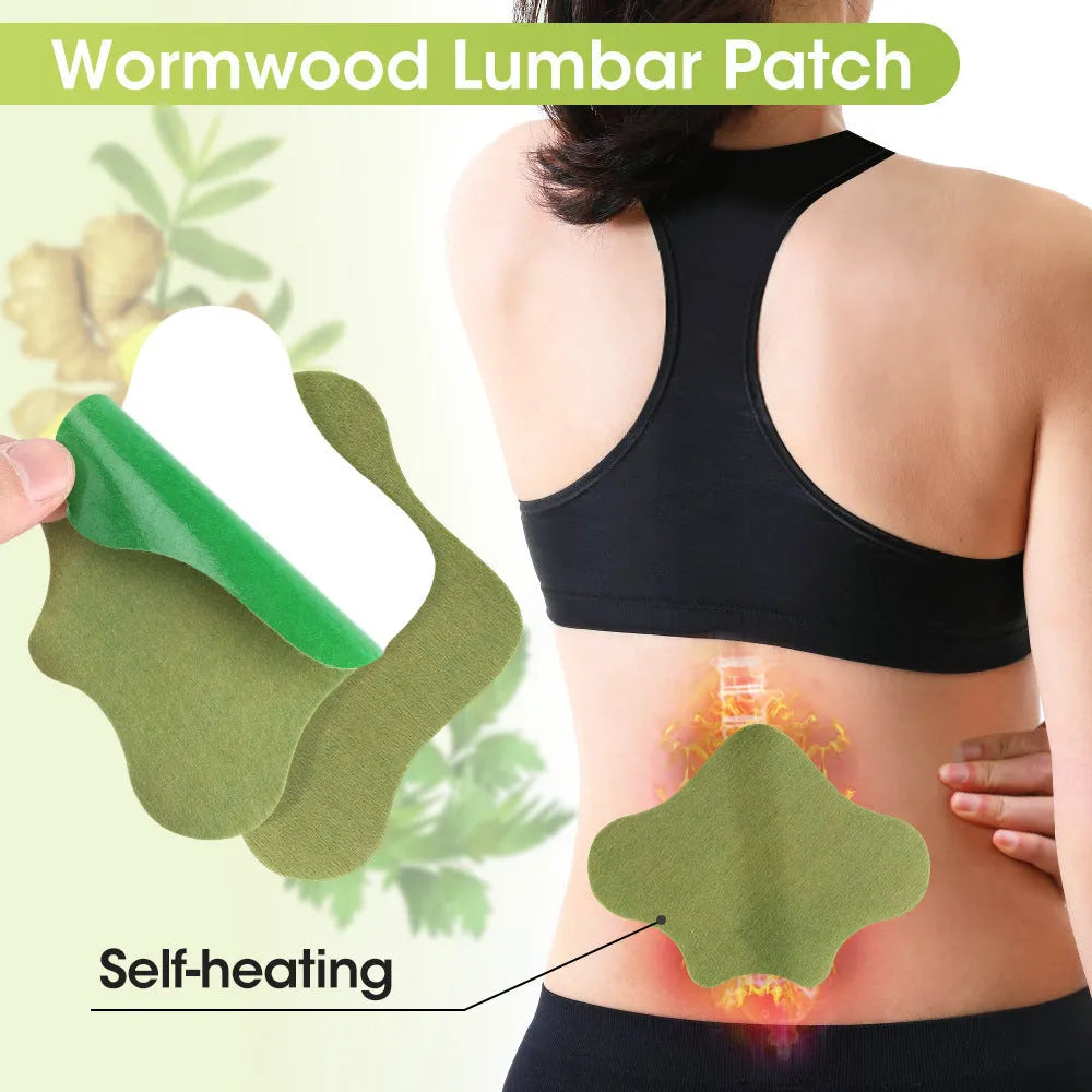 Chinese mugwort paste knee lumbar cervical foot patch 12 stickers bag with herbal ingredients