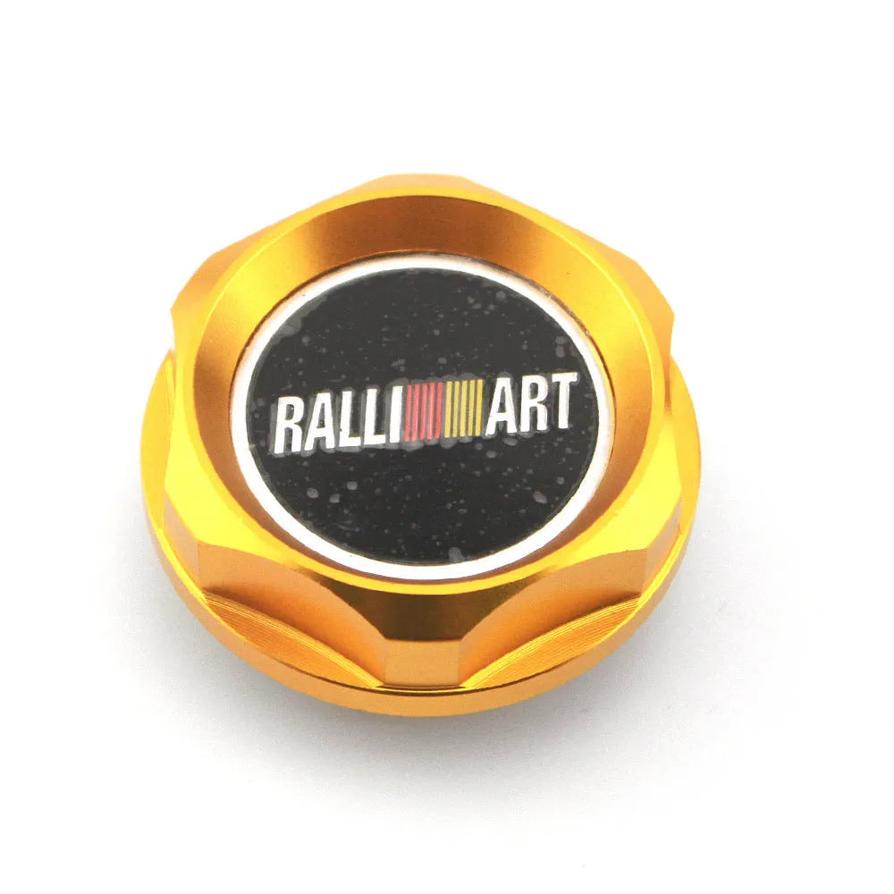 Aluminium alloy oil filter cap in six colours for Mitsubishi models