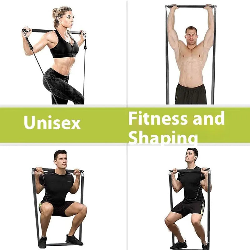 Pulling rope push-and-pull rod fitness equipment two segments model for yoga Pilates stick