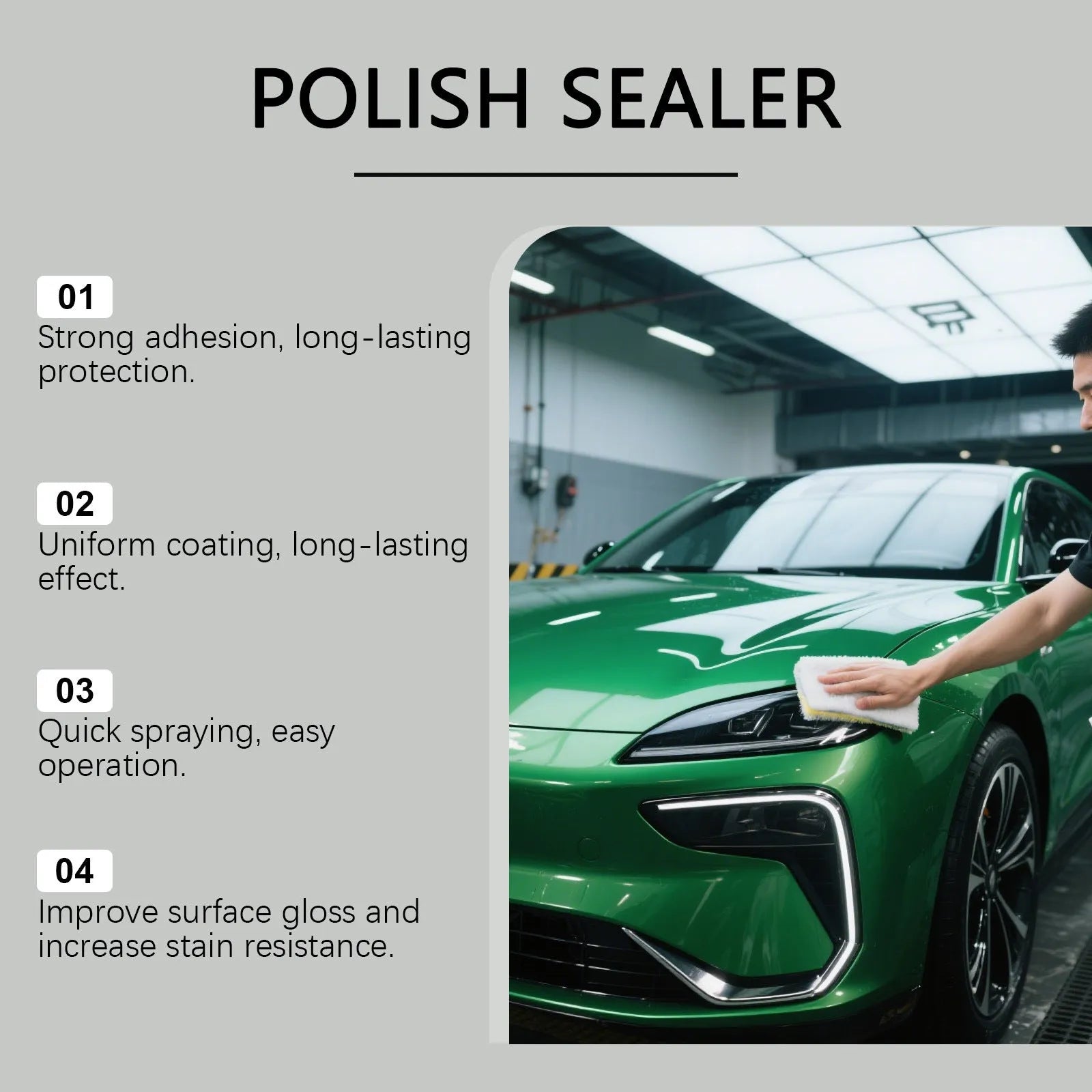 120ml ceramic coating spray bottle with anti-fading protective formula