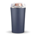 Blue mini electric flour mill and spice grinder with stainless steel construction