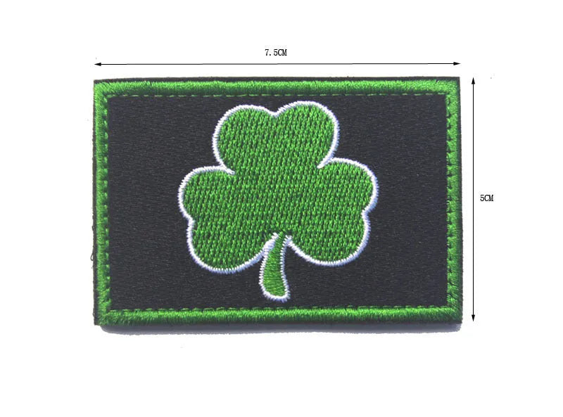 Outdoor embroidered fabric badge with hook and loop or adhesive backing in nylon polyester material