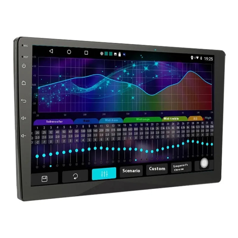 9-inch universal Android Auto car central control screen with IPS display and radio FM/RDS