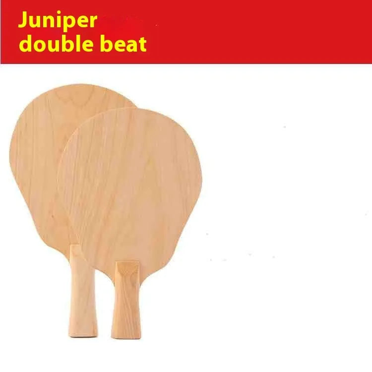 Single-layer solid cypress wood table tennis racket bottom plate, 6mm thickness, with horizontal ST handle