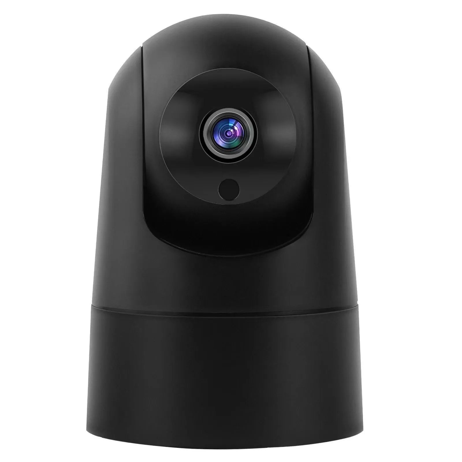 Indoor security camera with compact design showing 80mm width, 115mm height, and 3.6° lens