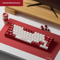 AJAZZ AK680 wired mechanical gaming keyboard with hot-swappable switches on a desk