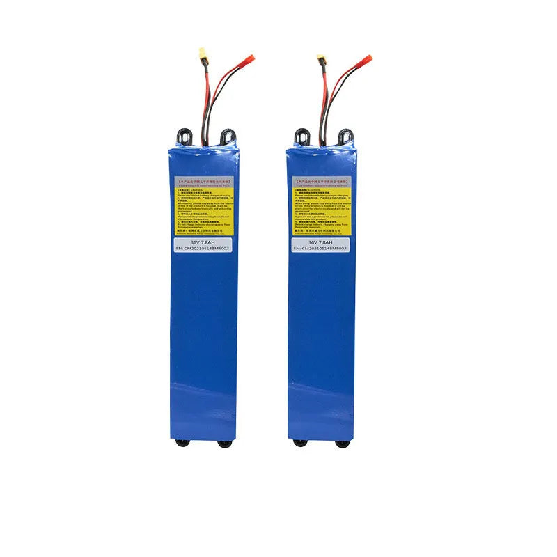 36V lithium battery pack for electric scooter replacement with three capacity options