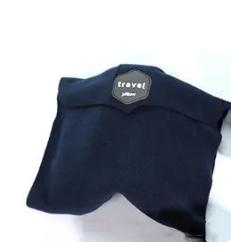 U-shaped neck scarf support collar travel pillow Black Gray Navy Red cotton filling polyester cotton blend