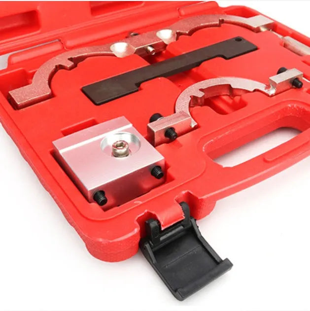 Red chrome-vanadium steel timing tool kit for Opel 1.4 Oncla LUJ engine repair