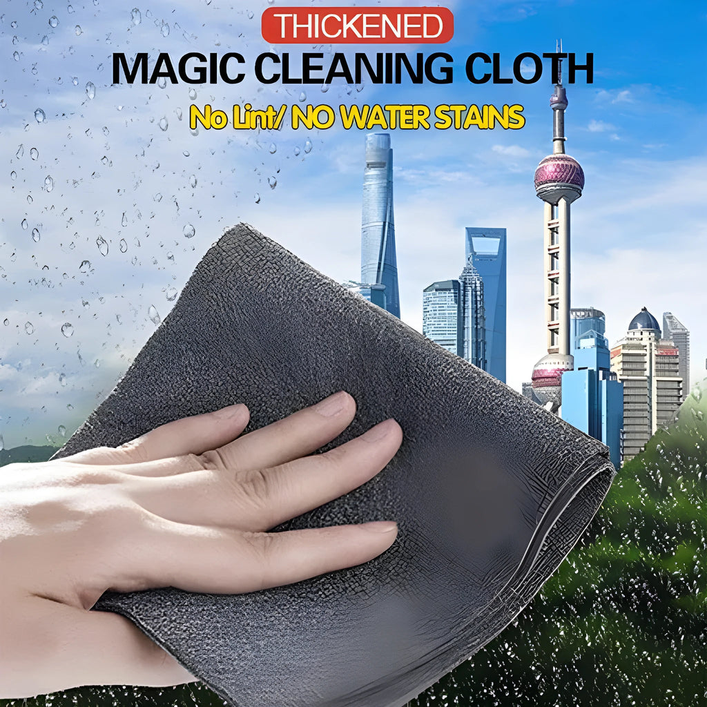 Thickened magic cleaning cloth microfiber 20x30cm for glass windows mirrors car lint-free streak-free