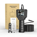Auto repair pipeline HD camera endoscope with 8mm waterproof probe and hard wire cable