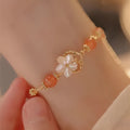Redgusset alloy star shaped bracelet for women, sweet style, five-pointed star design