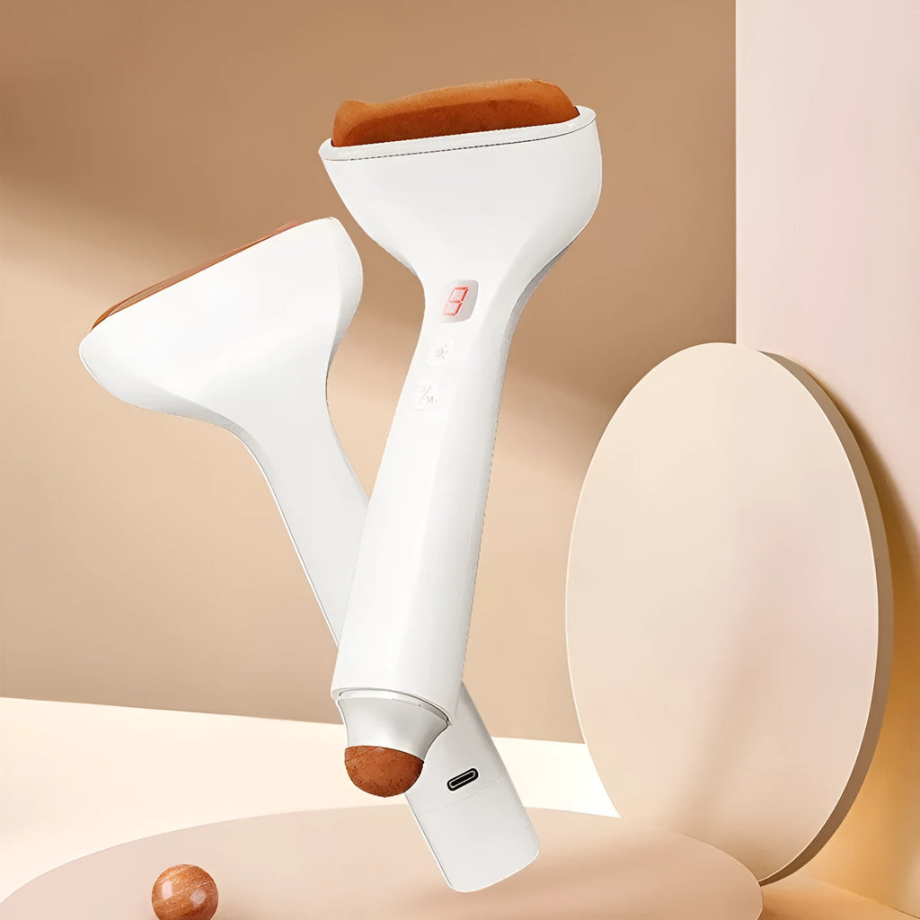 Electric bianstone gua sha instrument for whole-body meridian massage with USB charging