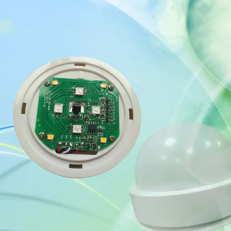 Colorful 3D shooting night light with remote control and touch switch, ABS shade, gradient colours