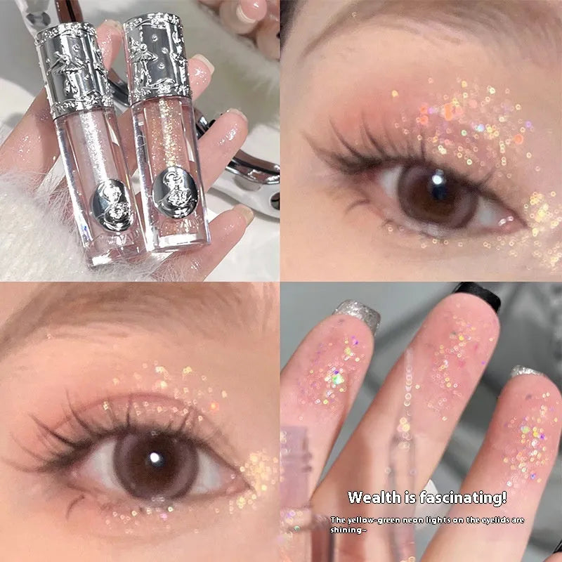 Ballet Liquid Eye Shadow cream makeup in five colour shades for universal skin types