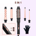 All-in-one three-tube water wave hair curler set with voltage options EU UK US 220V 230V 110V