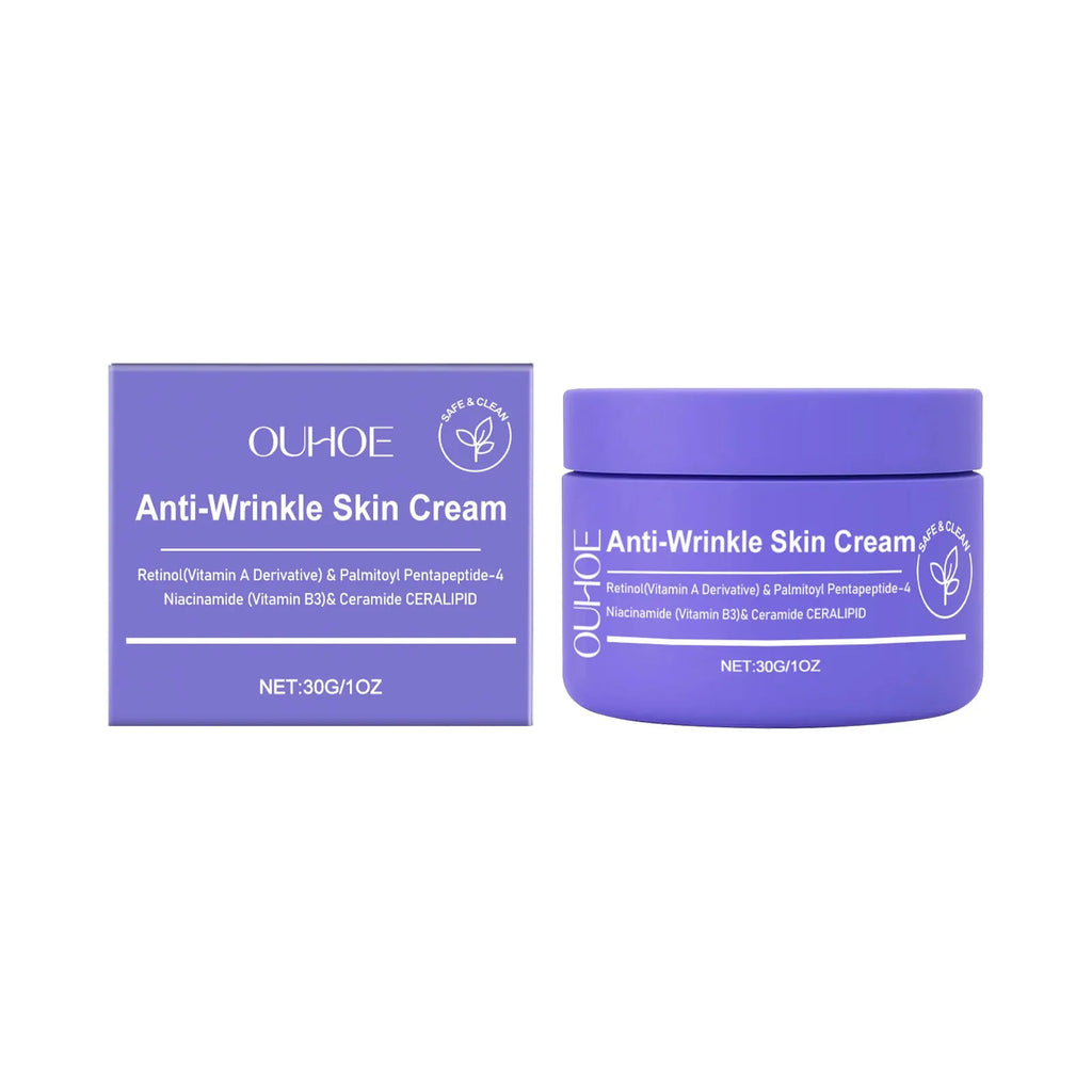30g jar of moisturizing neck cream with retinol ceramides and peptides for daily skin care