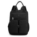 Waterproof travel backpack for women, large capacity, nylon material, multiple pockets, colour options