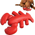 Red hard chew toy for large dogs measuring 170mm by 132mm for aggressive chewers