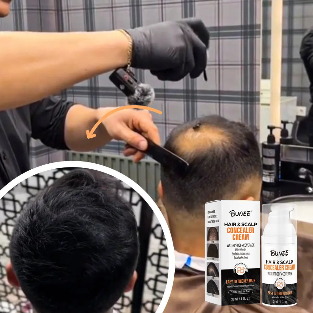 30 ml tube of scalp concealer pomade for covering thinning hair and bald patches.