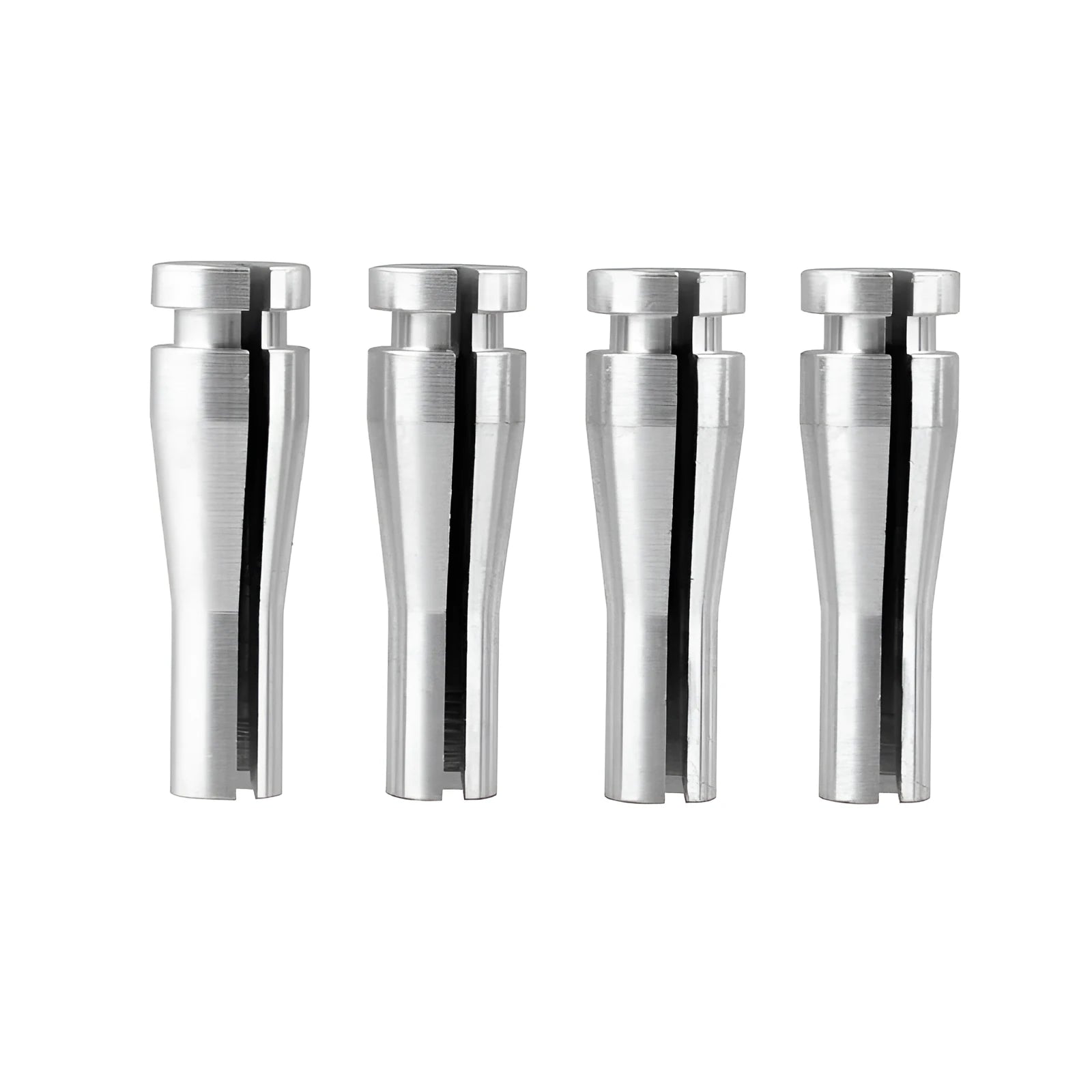 Silver aluminium car lock cable repair kit 4 pieces for Ford F150 F250 F350 cab rear latch