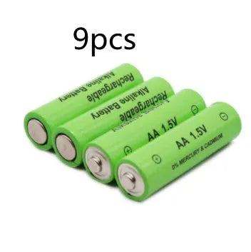 Alkaline rechargeable AA battery with 3000mAh capacity and 1.5V output.