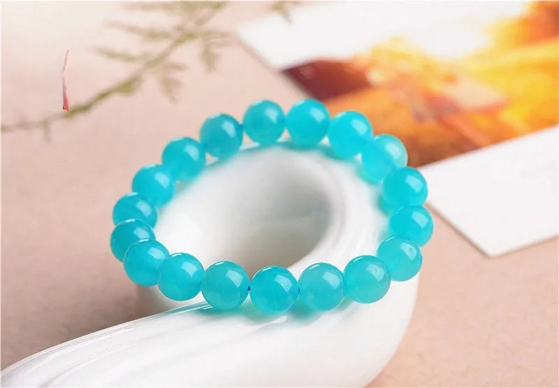 Grade 7A Amazonite natural scattered beads in ice colour with 10-11mm single circle size