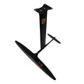 Carbon fiber racing hydrofoil surfboard attachment with aluminium alloy front wing