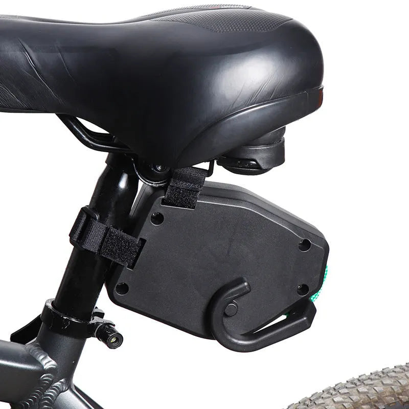 Black plastic bicycle trailer rope for mountain bike child transport