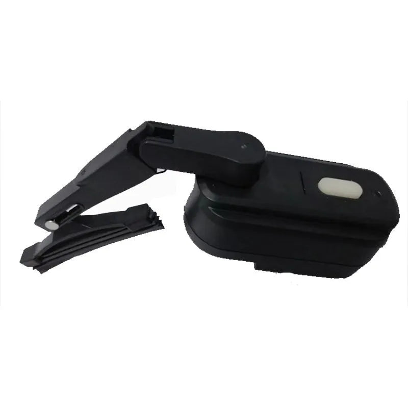 Black TZ-HW065 smart helmet wiper unit with 65mm blade for motorcycle visor cleaning.