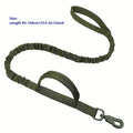 Durable anti-burst retractable leash for large dogs in black with safety lock mechanism