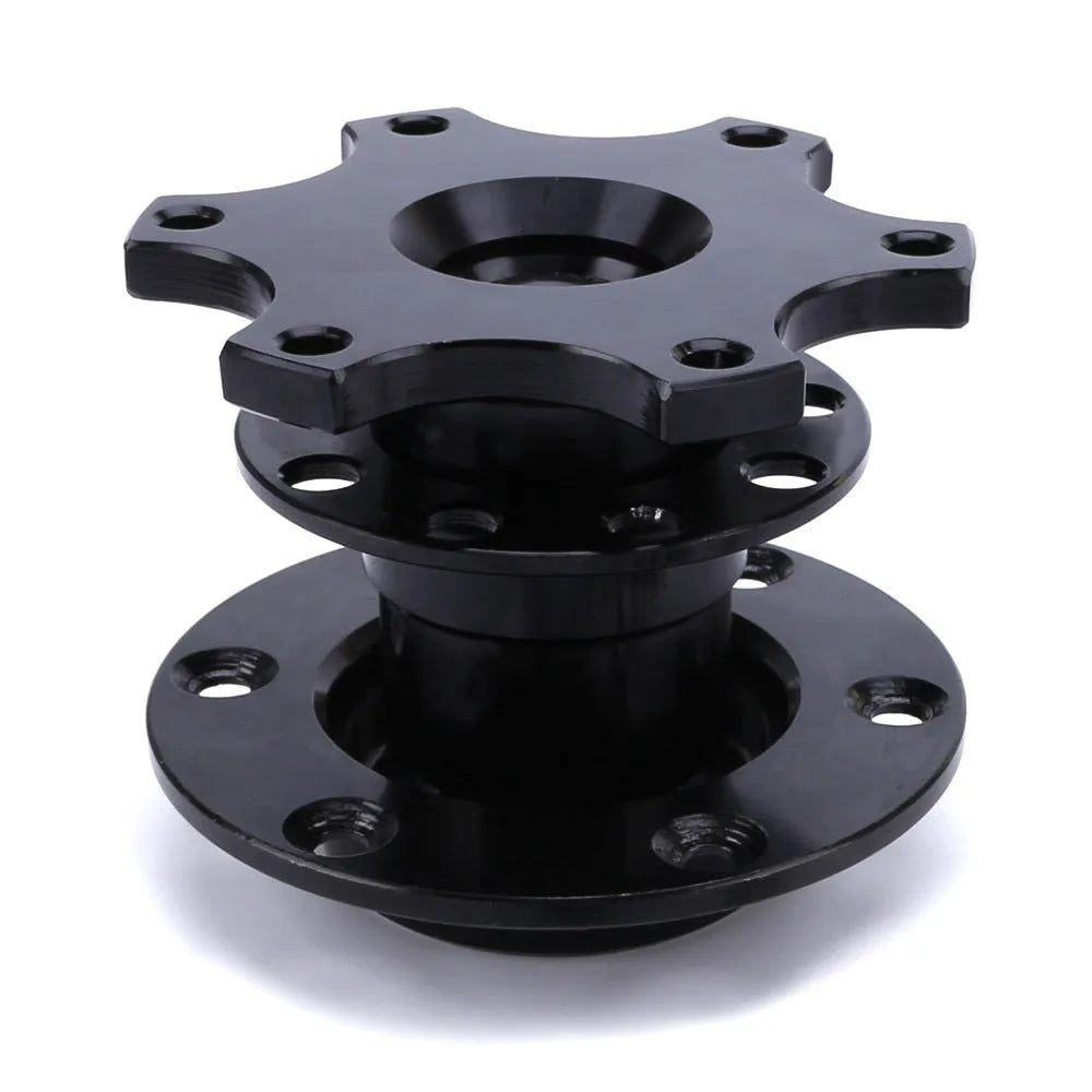 Car modification steering wheel quick release adapter in five colour options: black, red, blue, silver, gold