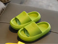 Children's EVA slippers with mixed colour upper and injection-moulded slip-resistant sole