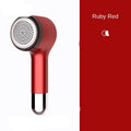 Hair ball trimmer USB charging model with stainless steel knife net, ABS handle, available in Black, Green, Red, High White Adhesive Wool
