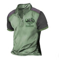 Golf polo shirt with 3D printed design in solid colour on bird eye polyester fabric