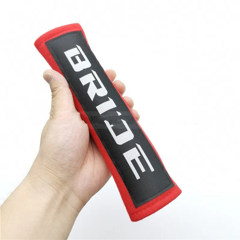 Cotton sponge cloth car shoulder sleeve decoration set with embroidery detail in black, blue or red
