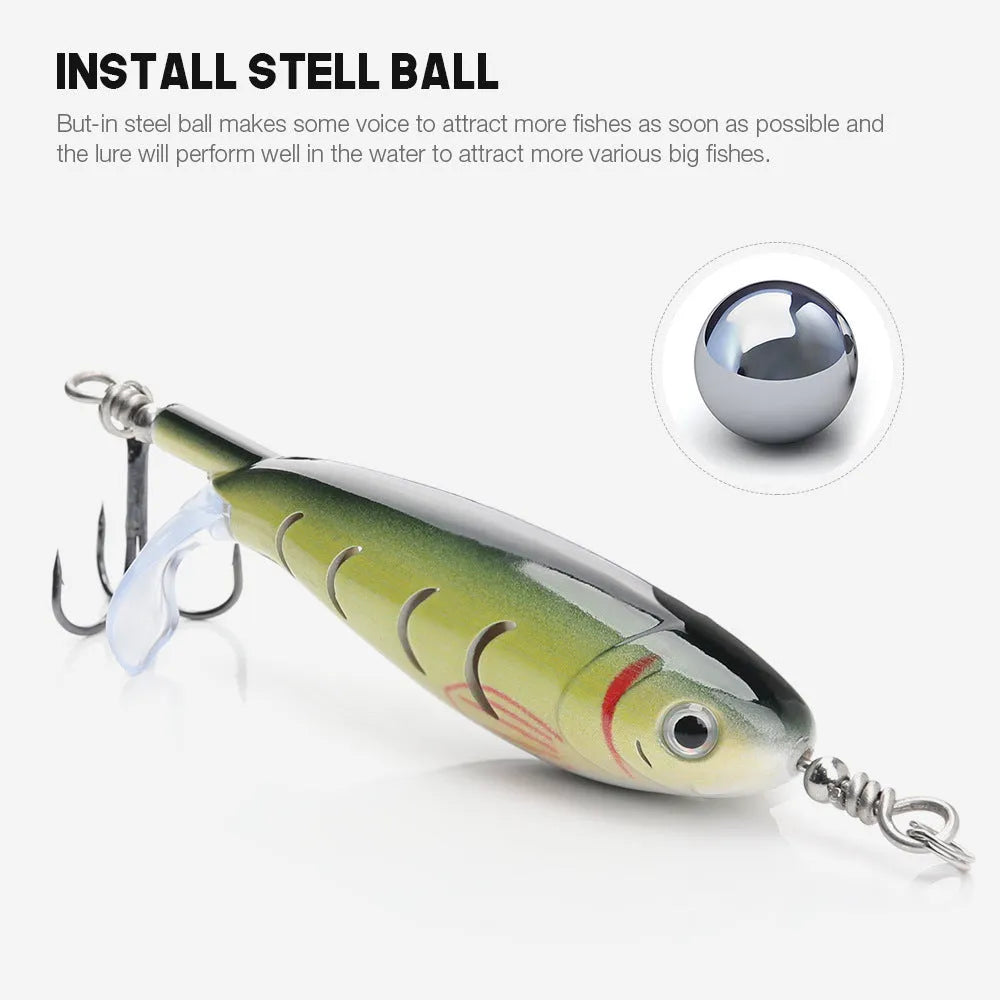 7.5cm road fishing bait with bionic design in various colour options