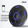 Smart music boxing machine hanging wall target with PU striking surface in black option for home reaction training